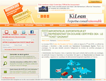 Tablet Screenshot of blog.kilean.fr