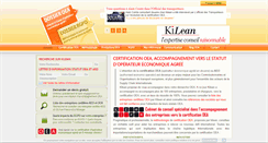 Desktop Screenshot of kilean.fr