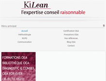 Tablet Screenshot of kilean.fr